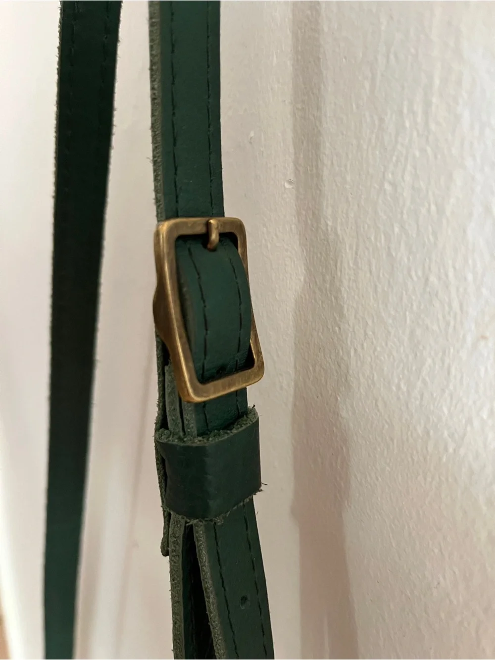 Portland Leather Goods Poppy Purse in Pebbled Bacalar Green Gold Tone Hardware
